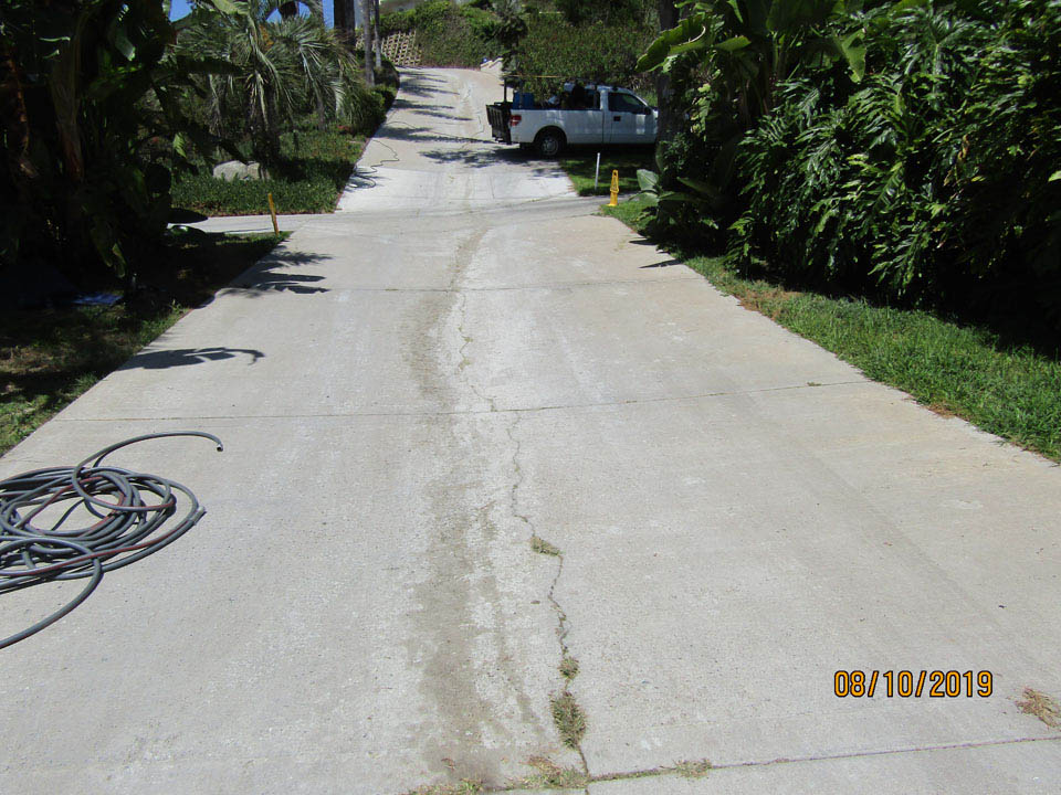 Driveway Cleaning Oil Spill