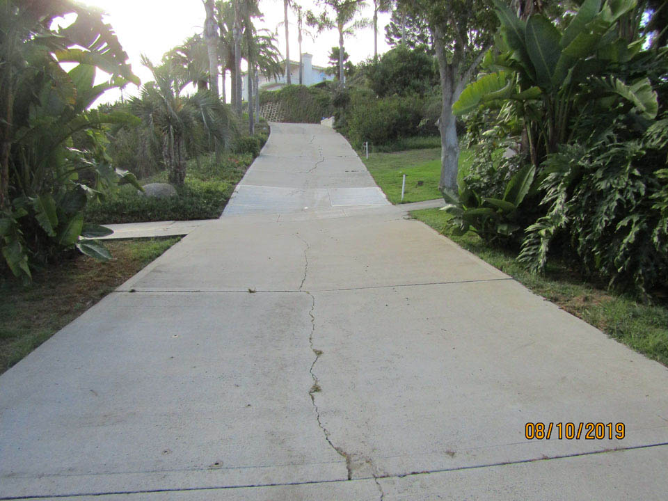 Driveway Oil Spill After Picture
